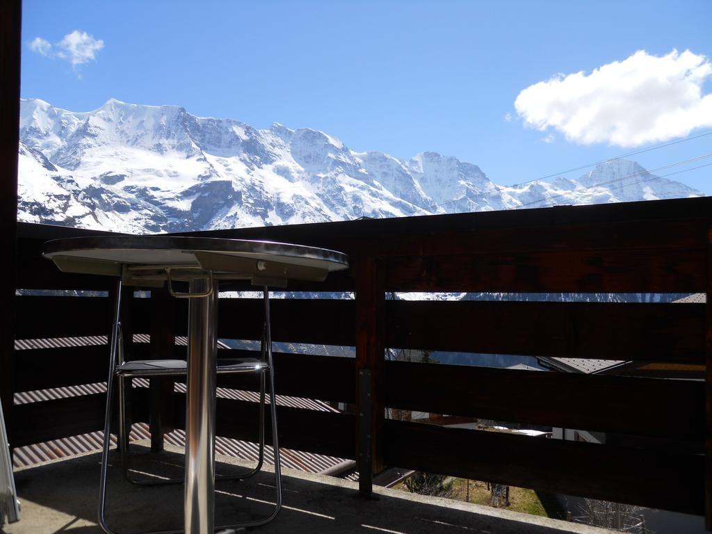 Chalet Anemone 2 Appartement Mürren Kamer foto